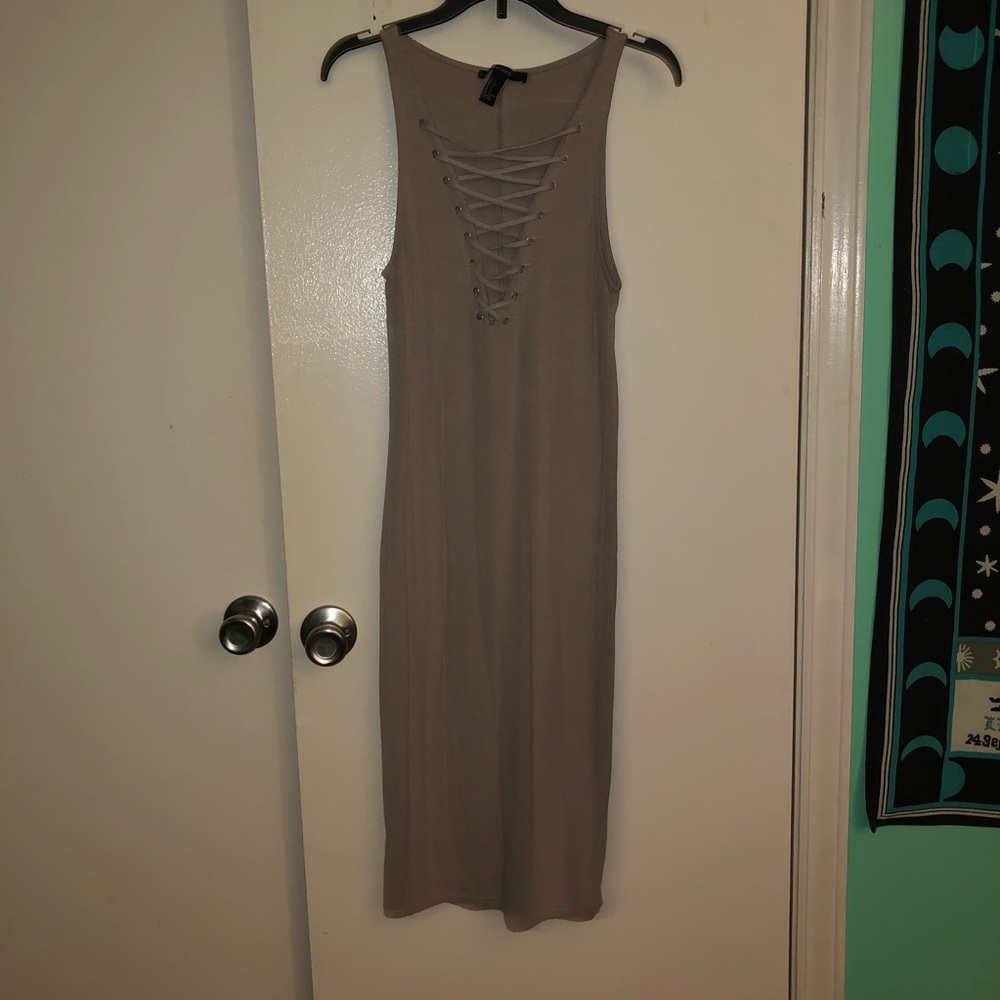 Tank Midi Lace Front Dress